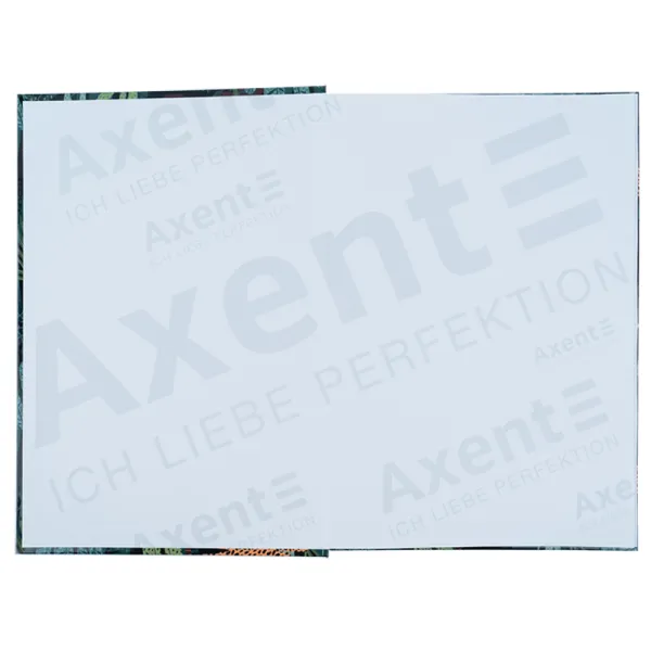 Книга записна А4 Leopard, 96 арк, клітинка, зелена Axent (8422-557-A) - Фото 1