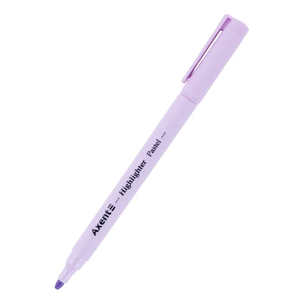 Маркер текстовий, Highlighter Pastel 2533-A, 2-4 мм, клиноподібний, лавандовий Axent (2533-36-A) - Фото 8