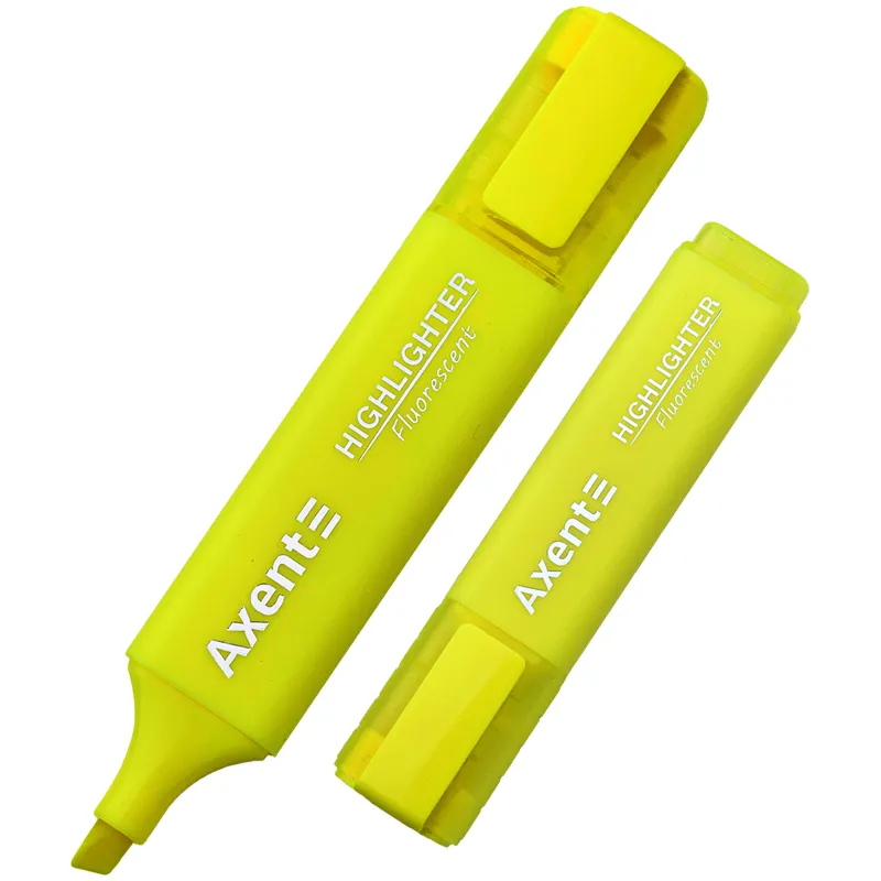 Маркер Highlighter 2537-A, 1-5 мм клиноподібний, жовтий Axent (2537-08-A) Маркер Highlighter 2537-A, 1-5 мм клиноподібний, жовтий Axent (2537-08-A)