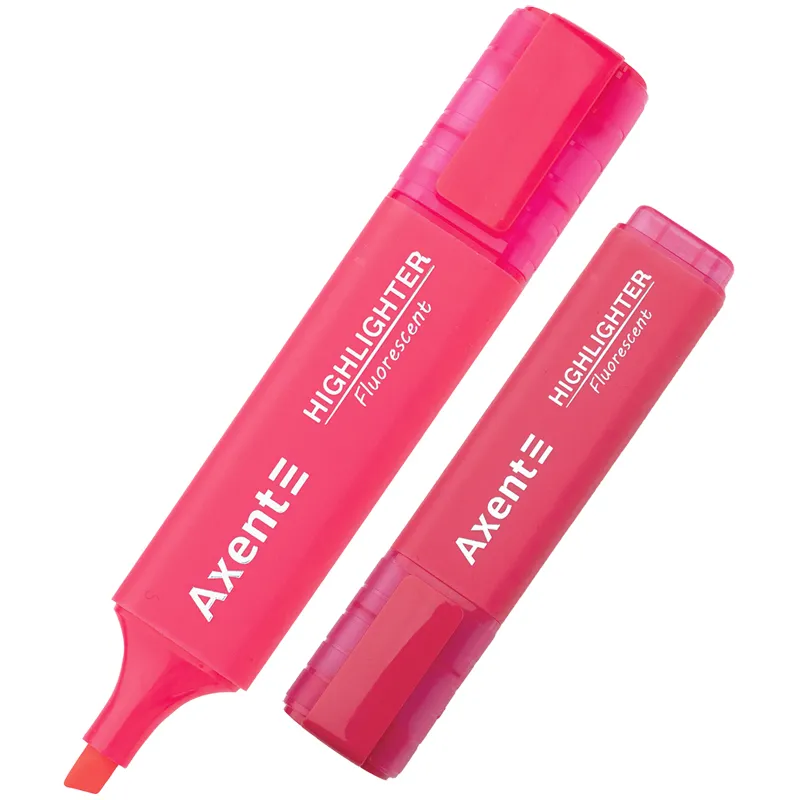 Маркер Highlighter 2537-A, 1-5 мм клиноподібний, рожевий Axent (2537-10-A) Маркер Highlighter 2537-A, 1-5 мм клиноподібний, рожевий Axent (2537-10-A)