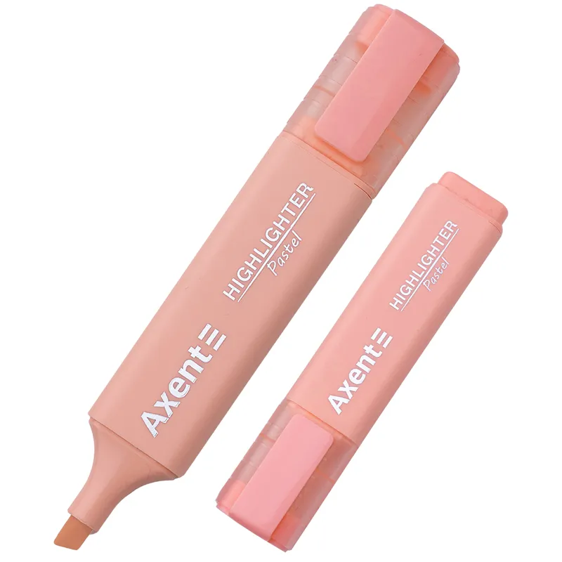 Маркер Highlighter 2537-A, 1-5 мм клиноподібний, пастель рожевий Axent (2537-24-A) Маркер Highlighter 2537-A, 1-5 мм клиноподібний, пастель рожевий Axent (2537-24-A)