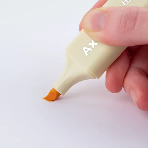 Маркер текстовый, Highlighter 2537-A, 1-5 мм, клинообразный, morandi ассорти Axent (2537-50-A) - Фото 3
