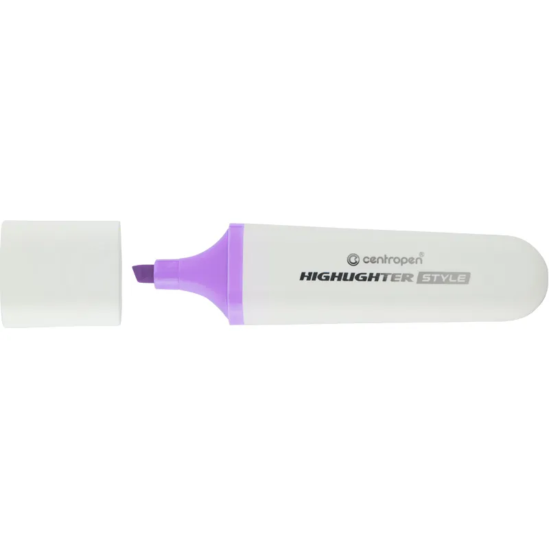 Маркер Highlighter Style 6252 1-4,6 мм клиновидный пастель лиловый Centropen (6252/57 - 12) Маркер Highlighter Style 6252 1-4,6 мм клиновидный пастель лиловый Centropen (6252/57 - 12)