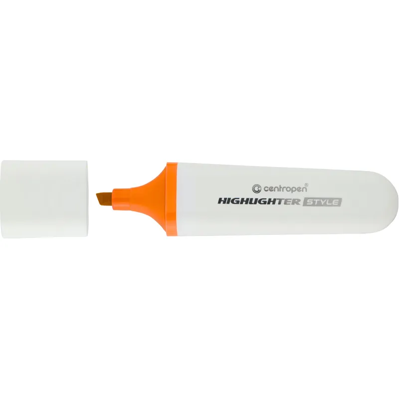 Маркер Highlighter Style 6252 1-4,6 мм клиновидный оранжевый Centropen (6252/52 - 12) - Фото 2