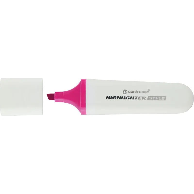 Маркер Highlighter Style 6252 1-4,6 мм клиновидный розовый Centropen (6252/53 - 12) - Фото 3