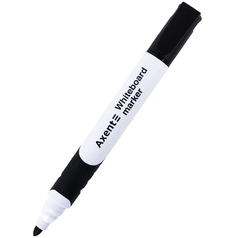 Маркер Whiteboard Comfort Grip 2552-A, 2 мм круглый, черный Axent (2552-01-A) - Фото 2