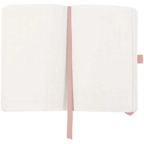 Книга записна Partner Soft Skin, 125х195, клітинка, пудрова, Колоски Axent (8616-24-6-A) - Фото 1