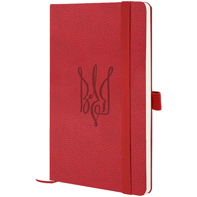 Книга записна Partner Soft Skin, 125х195, клітинка, червона, Воля Axent (8616-06-6-A) - Фото 3
