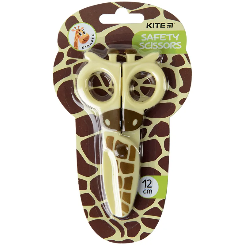 Ножницы пластиковые, безопасные, 12 см Giraffe Kite (K22-008-03) Ножницы пластиковые, безопасные, 12 см Giraffe Kite (K22-008-03)