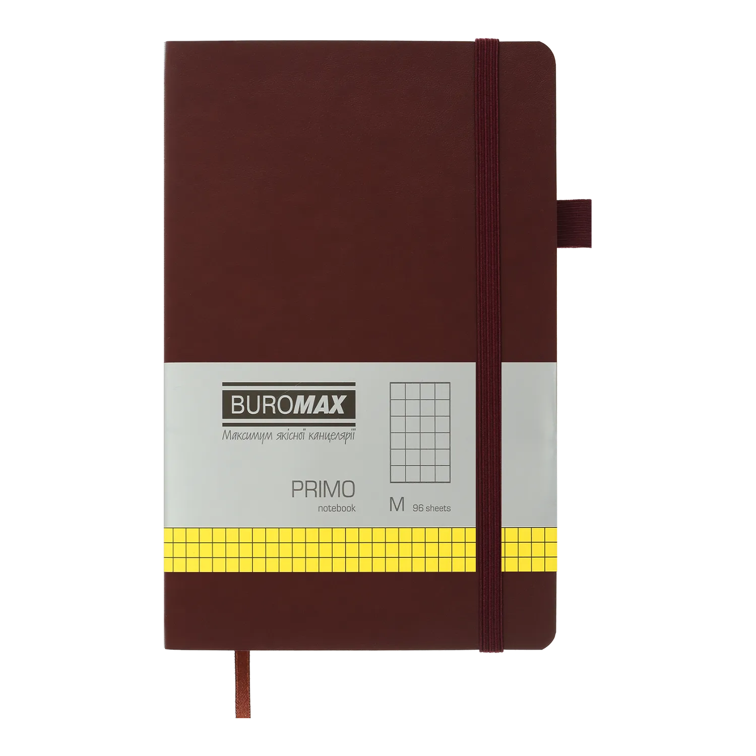 Книга записная PRIMO 125х195, 96 л, клетка, искусственная кожа, коричневая Buromax (BM.291161-25) Книга записная PRIMO 125х195, 96 л, клетка, искусственная кожа, коричневая Buromax (BM.291161-25)
