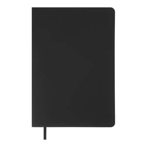 Блокнот деловой TOUCH ME А5, 96 л, линия, искусственная кожа, черная Buromax (BM.295202-01) - Фото 1