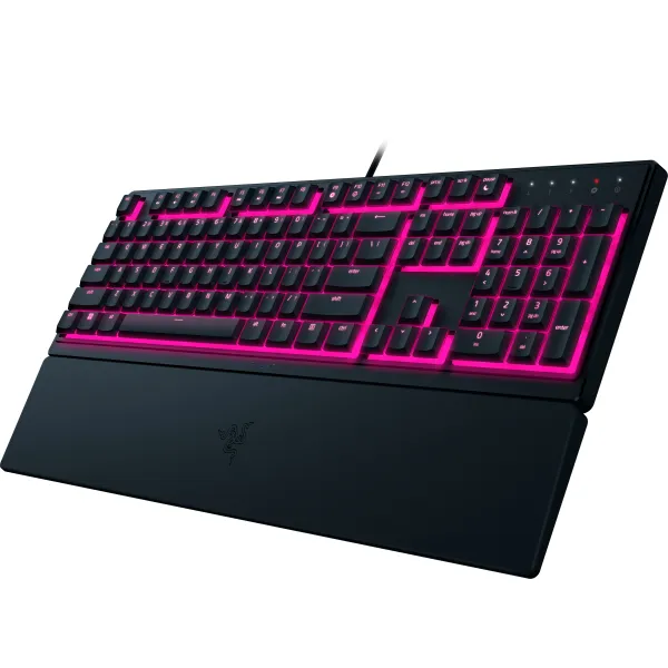 Клавиатура USB-A мембранная, RGB, Ornata V3 X, EN/UK, чёрная Razer (RZ03-04471900-R371) - Фото 14