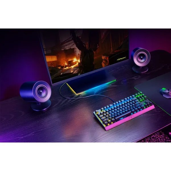 Система акустична Nommo V2 X 2.0, USB, BT, чорна Razer (RZ05-04760100-R3G1) - Фото 2