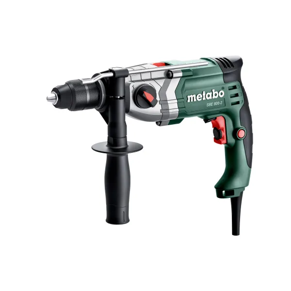 Дрель ударная SBE 800-2, 800Вт, ШЗП 1.5-13мм, 0-1200•0-3200об•мин, 2.3кг Metabo (601744000)