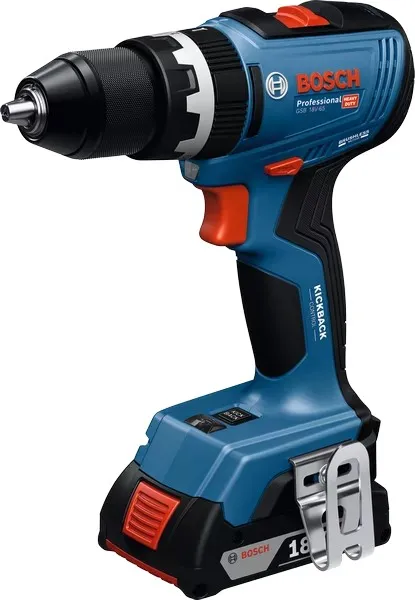 Шуруповерт-дрель аккумуляторная GSB 18V-65 18В 2х5А·час 31·65Нм 0-2100об·мин ЗП GAL18V-40 кейс 1.12кг Bosch (0.601.9N3.303) - Фото 1