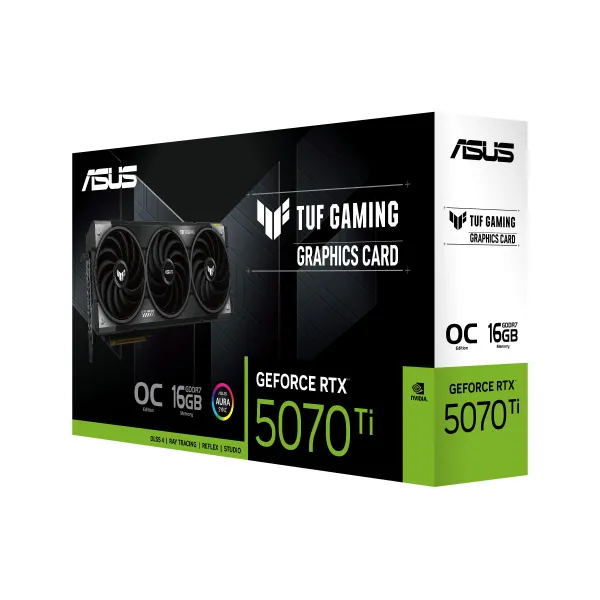 Відеокарта GeForce RTX 5070 TI 16GB GDDR7 OC TUF-RTX5070TI-O16G-GAMING ASUS (90YV0MD0-M0NA00) - Фото 11