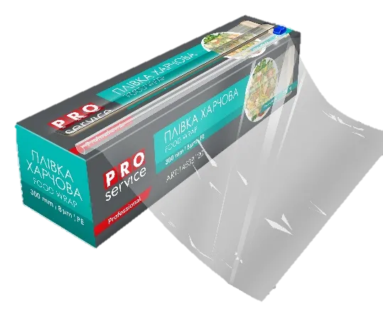 Пленка пищевая PVC, 300 м х 30 см, 8 мкм PRO service (14537820) - Фото 2