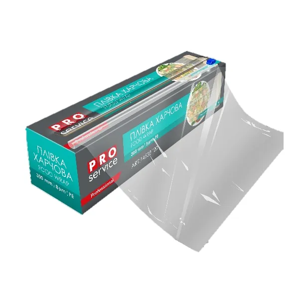 Пленка пищевая PVC, 300 м х 30 см, 8 мкм PRO service (14537820)