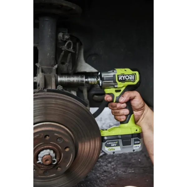 Гайковерт ударный аккумуляторный ONE+ HP RIW18C-0 18В 2800об·мин 450Нм 1/2" 4 скорости 1.2кг без АКБ и ЗУ Ryobi (5133005898) - Фото 11