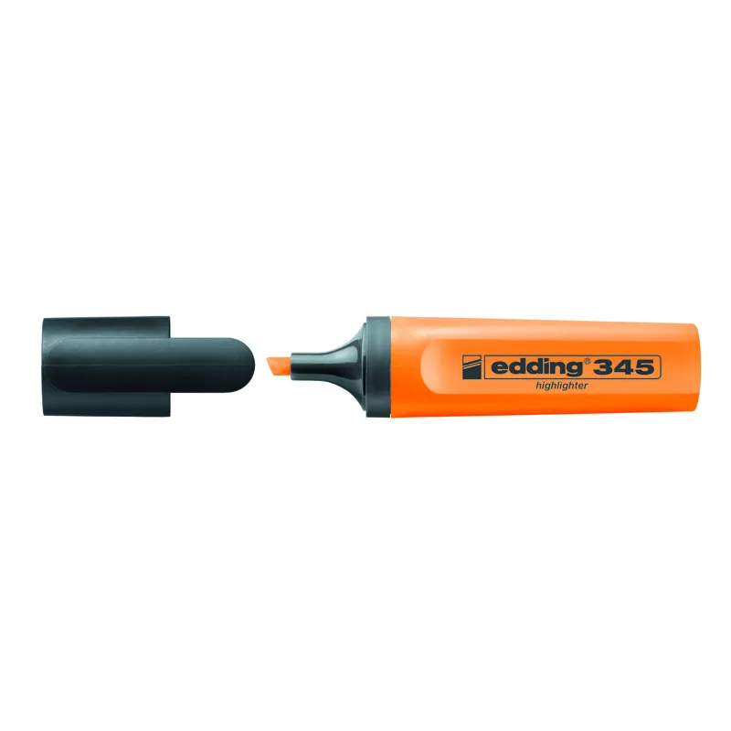 Маркер Highlighter e-345 2-5 мм клиноподібний помаранчевий Edding (e-345/06) Маркер Highlighter e-345 2-5 мм клиноподібний помаранчевий Edding (e-345/06)