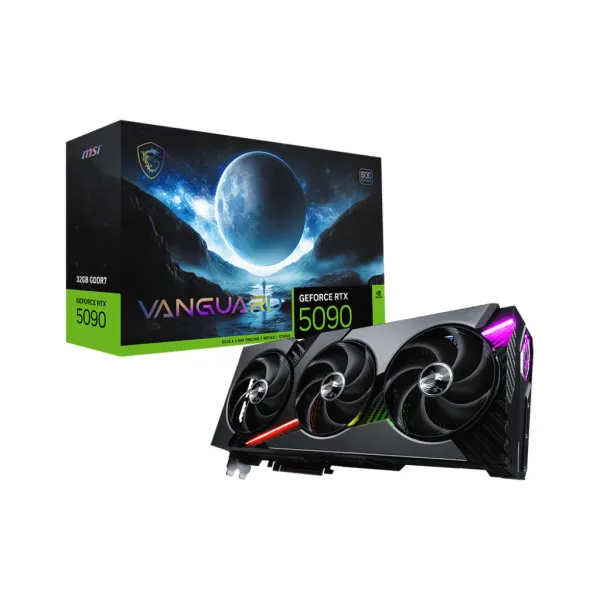 Відеокарта MSI GeForce RTX 5090 32GB GDDR7 VANGUARD SOC MSI (912-V530-018) - Фото 8