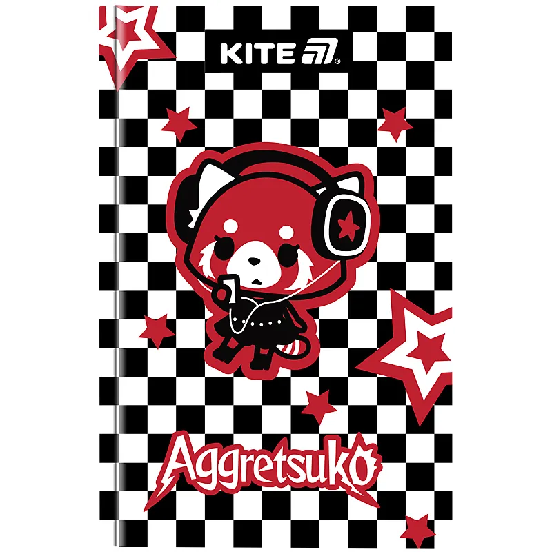 Книга записна тверда обкладинка А6, 80 арк, клітинка AR Kite (AR25-199) Книга записна тверда обкладинка А6, 80 арк, клітинка AR Kite (AR25-199)
