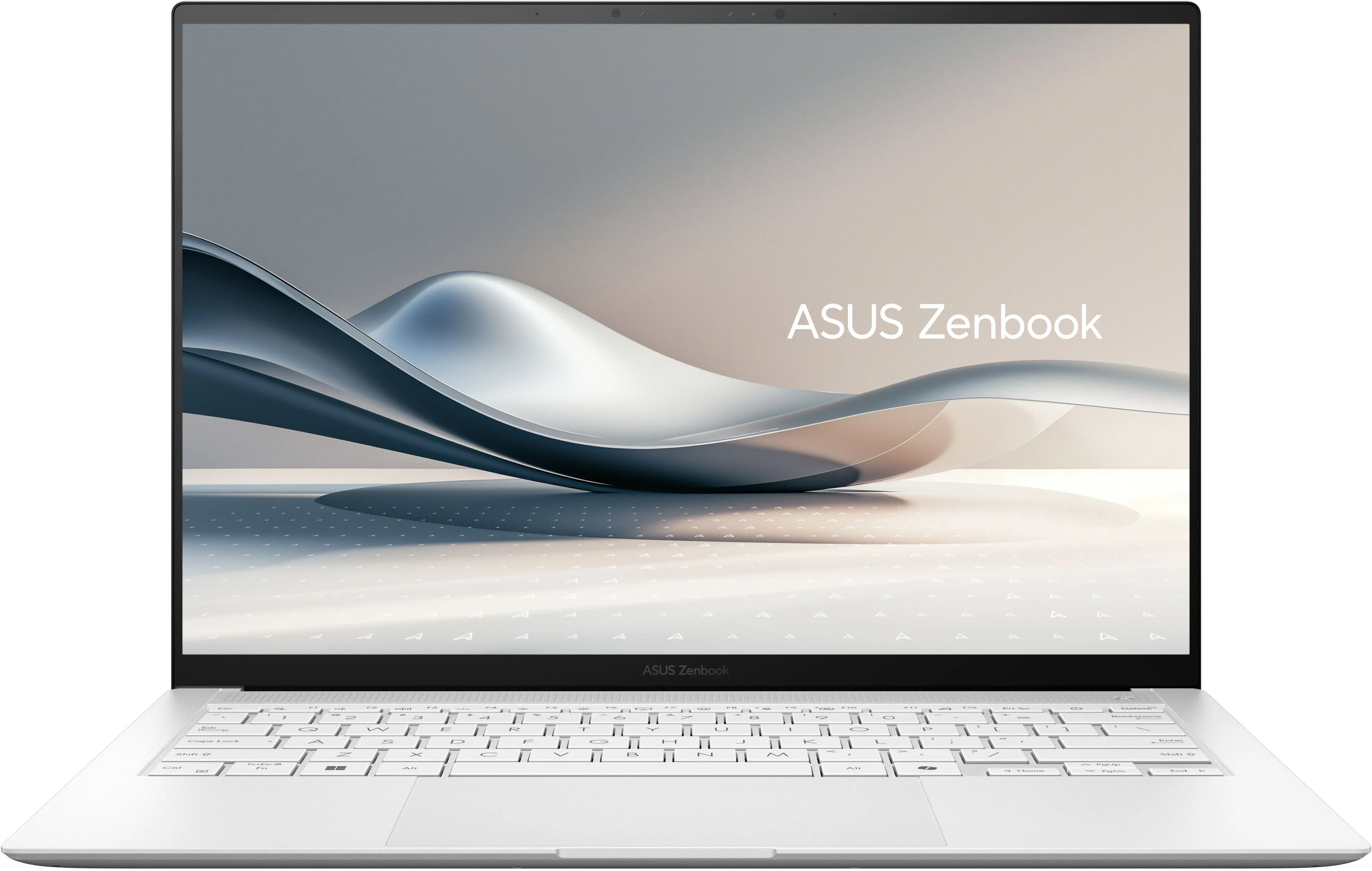 Ноутбук Zenbook S 14 UX5406SA-PV030W 14" 3K OLED, Intel Ultra 7 258V, 32GB, F1TB, UMA, Win11, білий ASUS (90NB14F2-M00170) - Фото 1