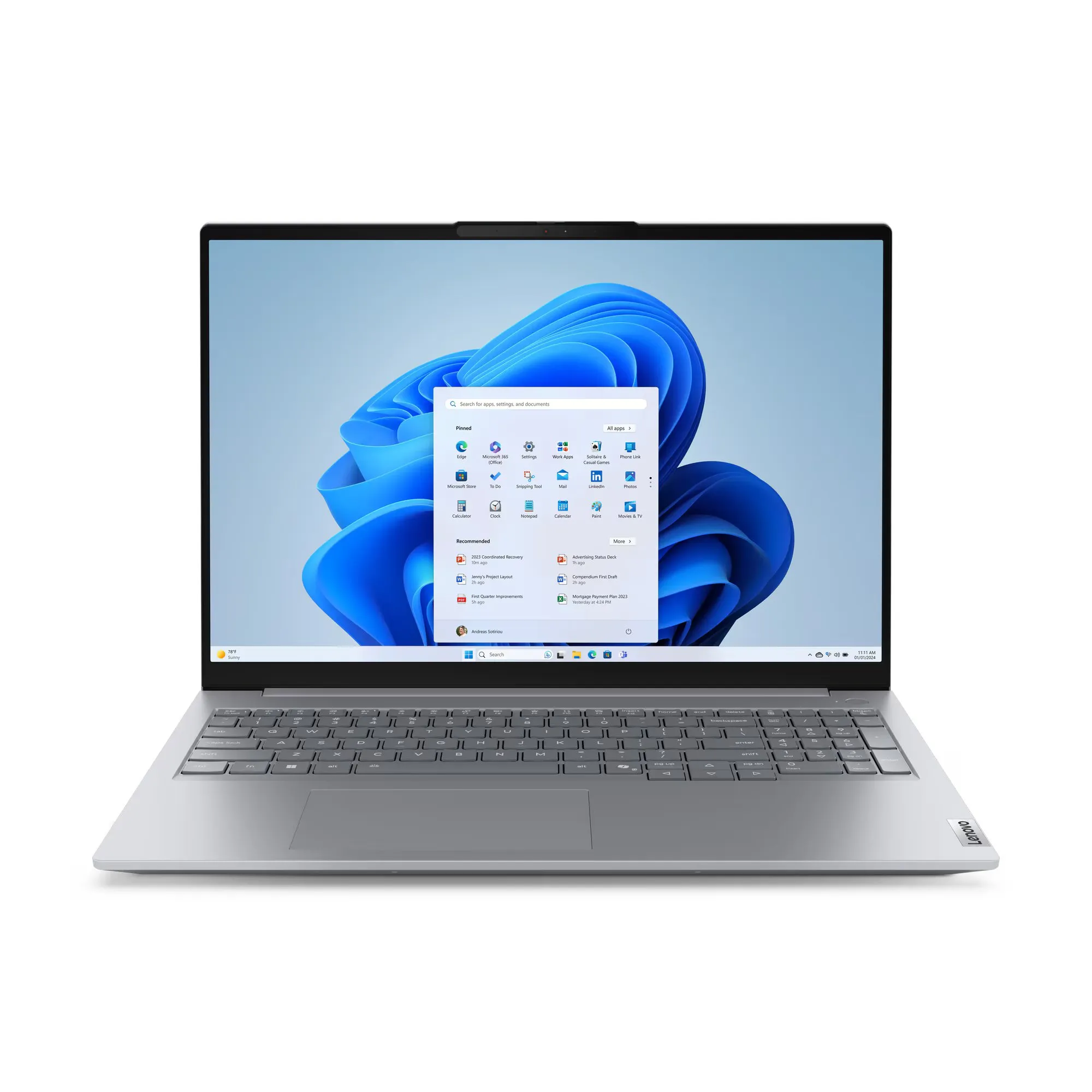 Ноутбук ThinkBook 16-G8 16" WUXGA IPS AG, Intel U7-255H, 32GB, F1TB, UMA, Win11P, сірий Lenovo (21SK007RRA) Ноутбук ThinkBook 16-G8 16" WUXGA IPS AG, Intel U7-255H, 32GB, F1TB, UMA, Win11P, сірий Lenovo (21SK007RRA)
