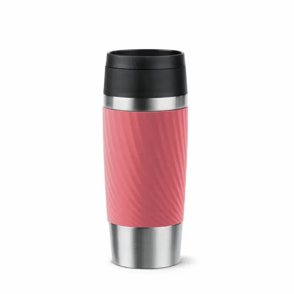 Термочашка Travel Mug Classic Twist, 360мл, коралловая Tefal (N2024410) - Фото 9