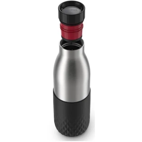 Термопляшка Bludrop soft touch, 500мл, графітова Tefal (N3110510) - Фото 2