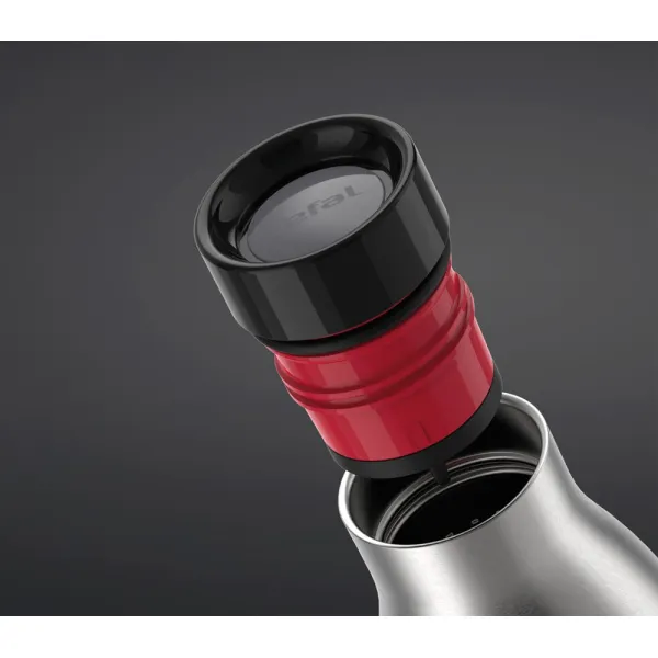 Термопляшка Bludrop soft touch, 500мл, графітова Tefal (N3110510) - Фото 5