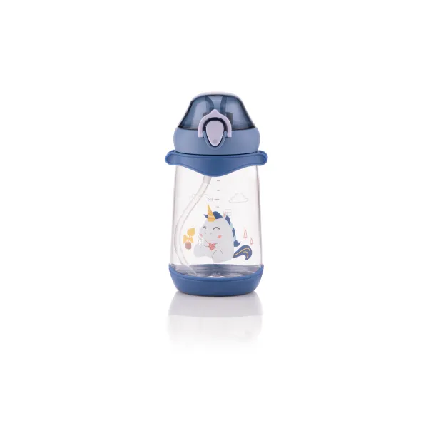 Бутылка для воды детская Ardesto 500 мл синяя Unicorn (AR2250PU) - Фото 1