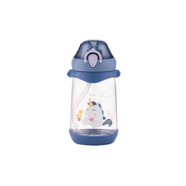 Бутылка для воды детская Ardesto 500 мл синяя Unicorn (AR2250PU) - Фото 3