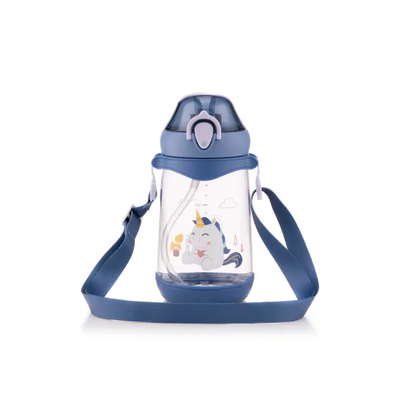Бутылка для воды детская Ardesto 500 мл синяя Unicorn (AR2250PU) - Фото 4