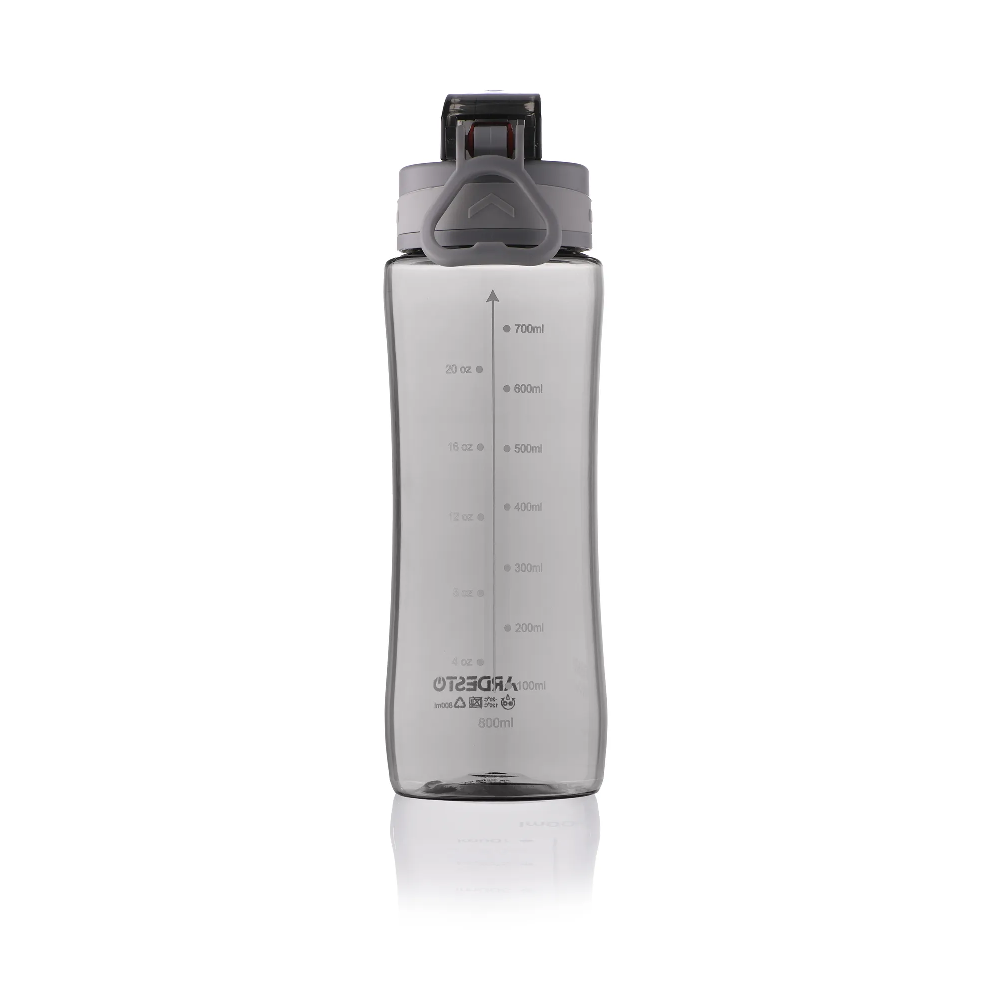 Бутылка для воды Purity, 800мл, серая Ardesto (AR2280PG) Бутылка для воды Purity, 800мл, серая Ardesto (AR2280PG)
