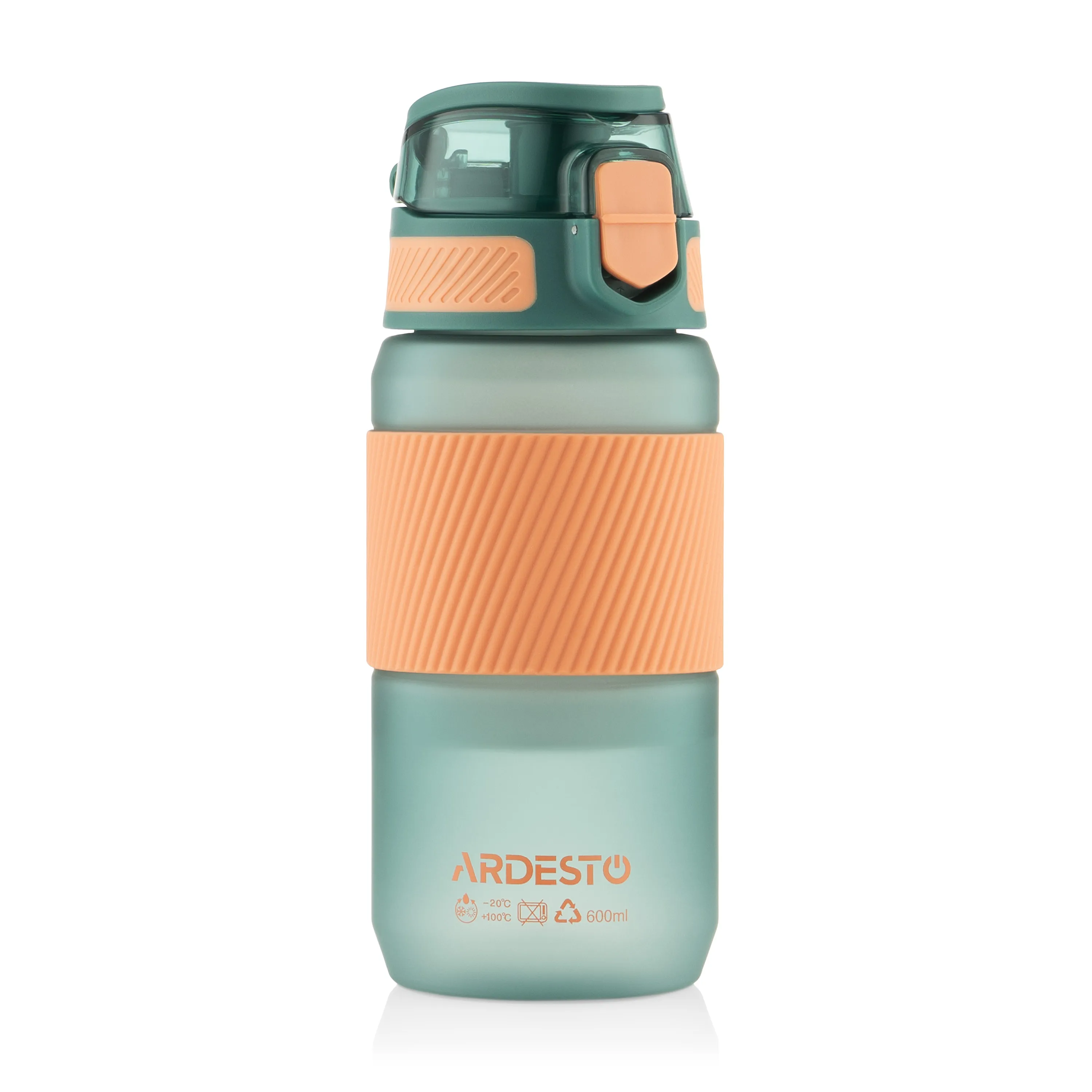 Бутылка для воды Spring 600мл, зеленая Ardesto (AR2260SE) Бутылка для воды Spring 600мл, зеленая Ardesto (AR2260SE)