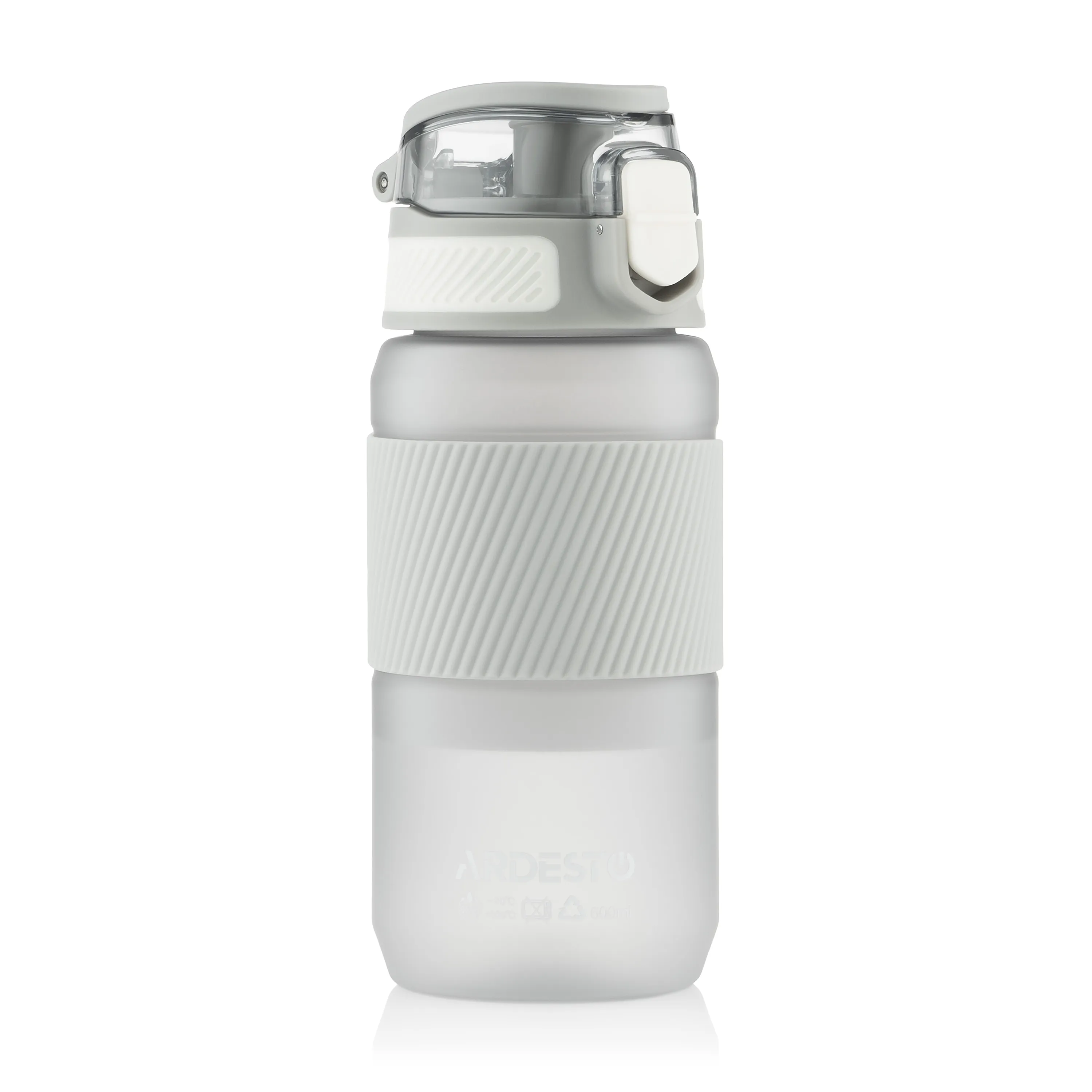 Бутылка для воды Spring 600мл, серая Ardesto (AR2260SG) Бутылка для воды Spring 600мл, серая Ardesto (AR2260SG)