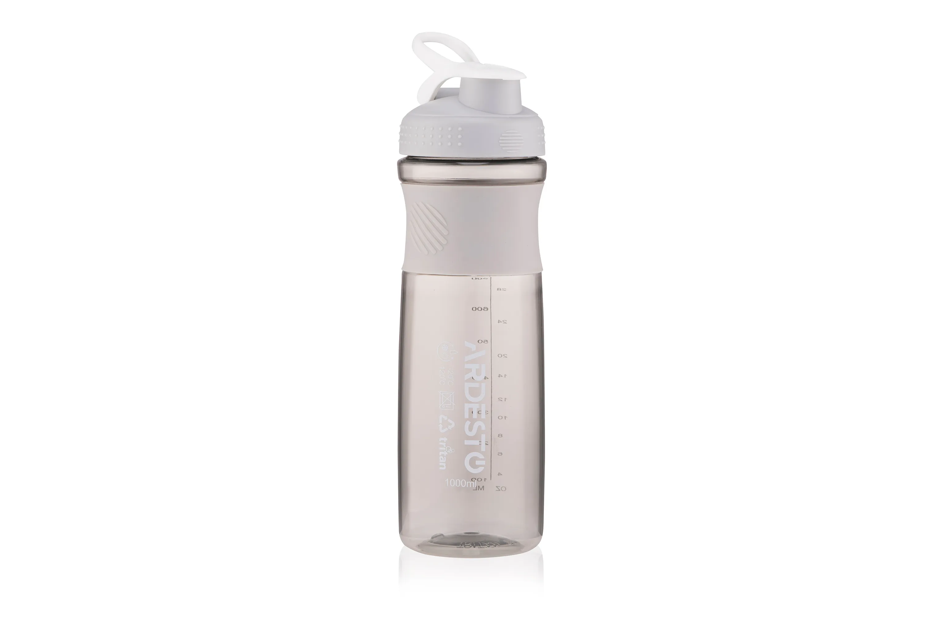 Пляшка для води Smart bottle, 1000мл, сіра Ardesto (AR2204TG) - Фото 1
