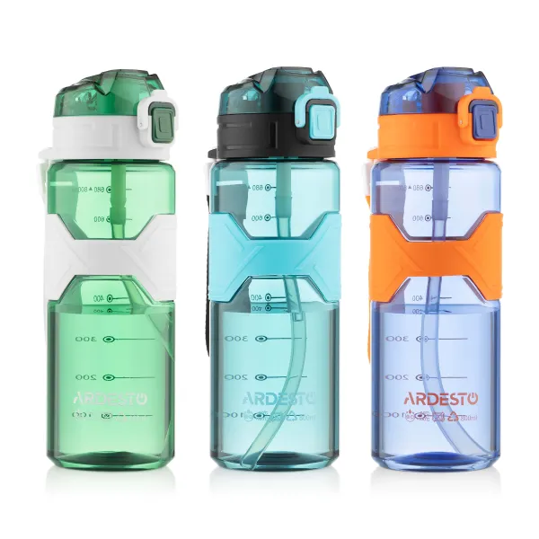 Пляшечка для води Ardesto 800 мл блакитна Fitness (AR2280EB) - Фото 6