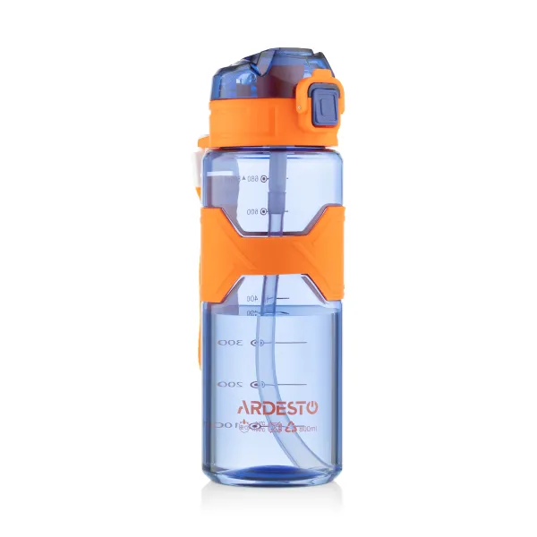 Пляшечка для води Ardesto 800 мл синя Fitness (AR2280ED) - Фото 3