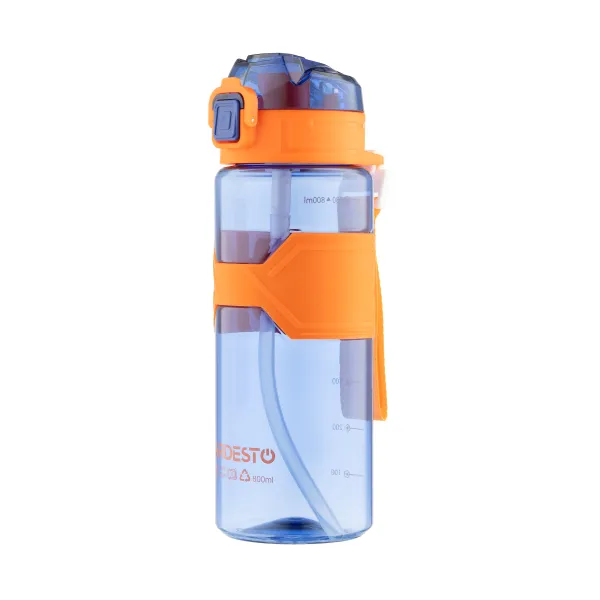 Пляшечка для води Ardesto 800 мл синя Fitness (AR2280ED) - Фото 3