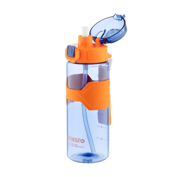 Пляшечка для води Ardesto 800 мл синя Fitness (AR2280ED) - Фото 4
