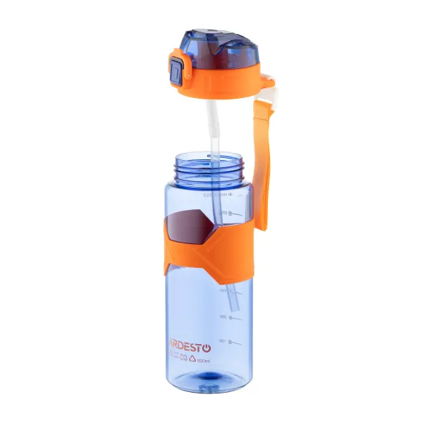 Пляшечка для води Ardesto 800 мл синя Fitness (AR2280ED) - Фото 5