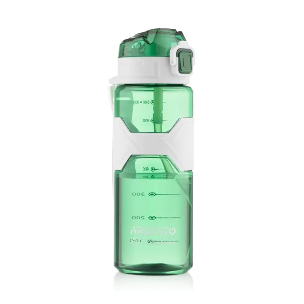 Пляшечка для води Ardesto 800 мл зелена Fitness (AR2280EG) - Фото 4