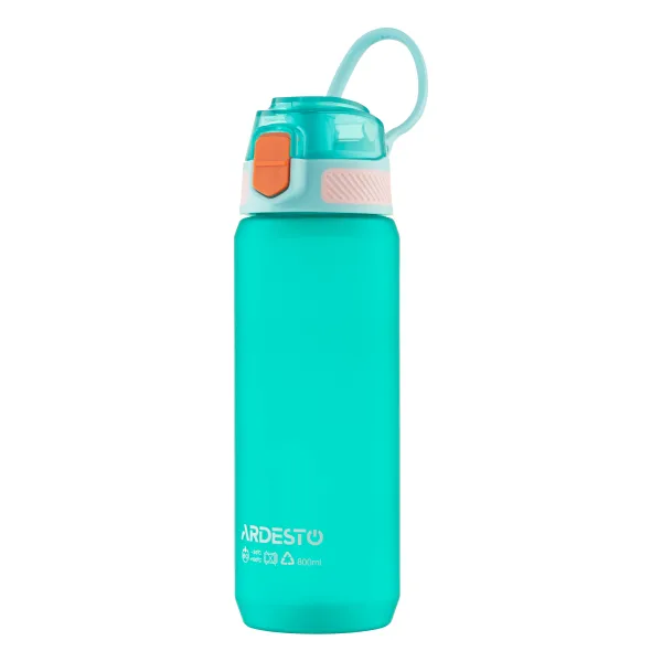 Пляшечка для води Ardesto 800 мл блакитна Matte (AR2281MB) - Фото 1