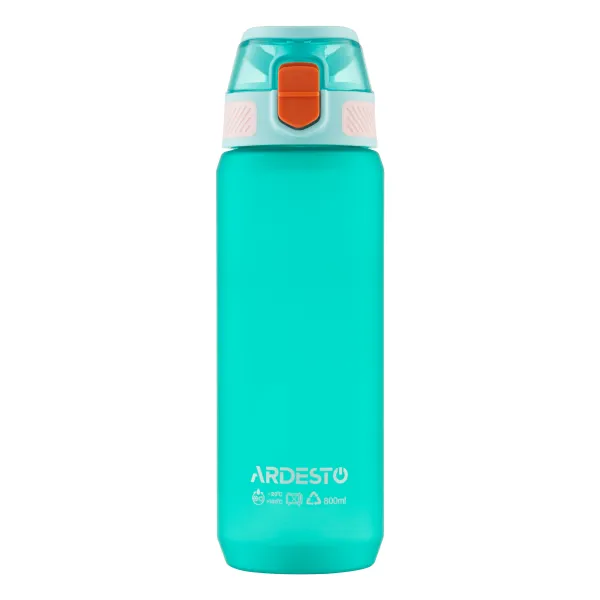 Пляшечка для води Ardesto 800 мл блакитна Matte (AR2281MB) - Фото 2
