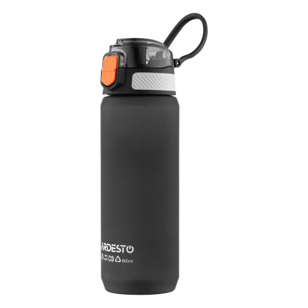 Пляшечка для води Ardesto 800 мл чорна Matte (AR2281ML) - Фото 1