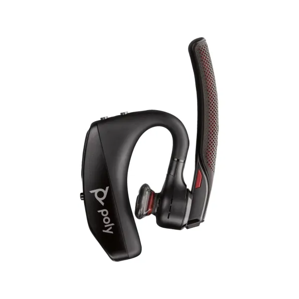 Гарнитура компьютерная стерео In-ear Voyager 5200 UC с адаптером BT600, USB-A, Bluetooth, чёрная Poly (7K2E1AA) - Фото 9