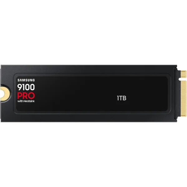 Накопитель SSD  M.2 1TB PCIe 5.0 9100PRO+ радиатор Samsung (MZ-VAP1T0CW) - Фото 1