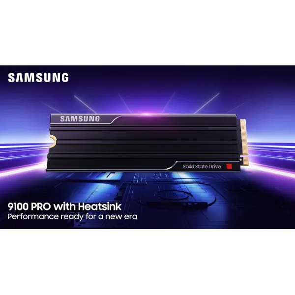 Накопитель SSD  M.2 1TB PCIe 5.0 9100PRO+ радиатор Samsung (MZ-VAP1T0CW) - Фото 9